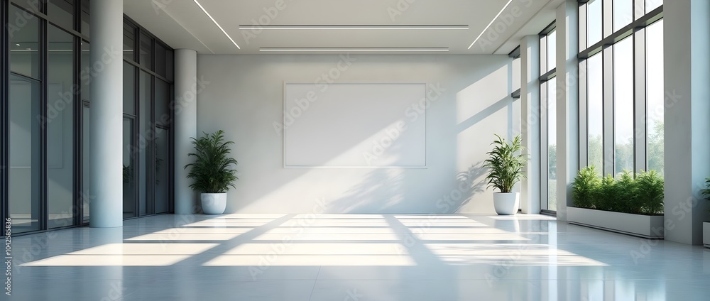 Obraz premium empty office room, Generated Ai