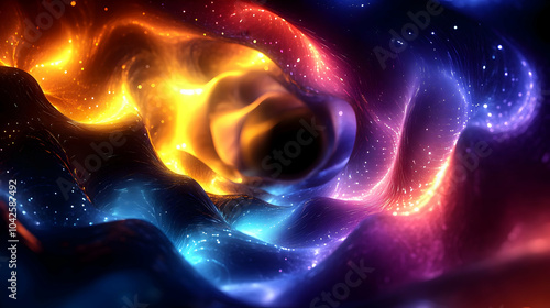 Abstract cosmic swirl with ...