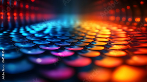 Colorful abstract pattern w...