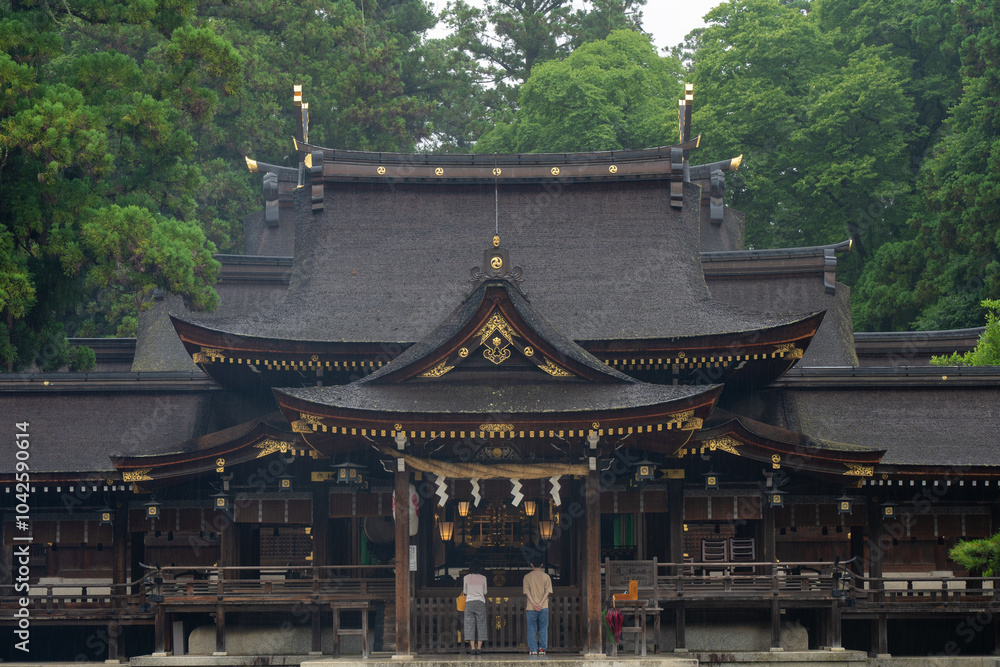 Fototapeta premium Tagataisya in Shiga, Japan