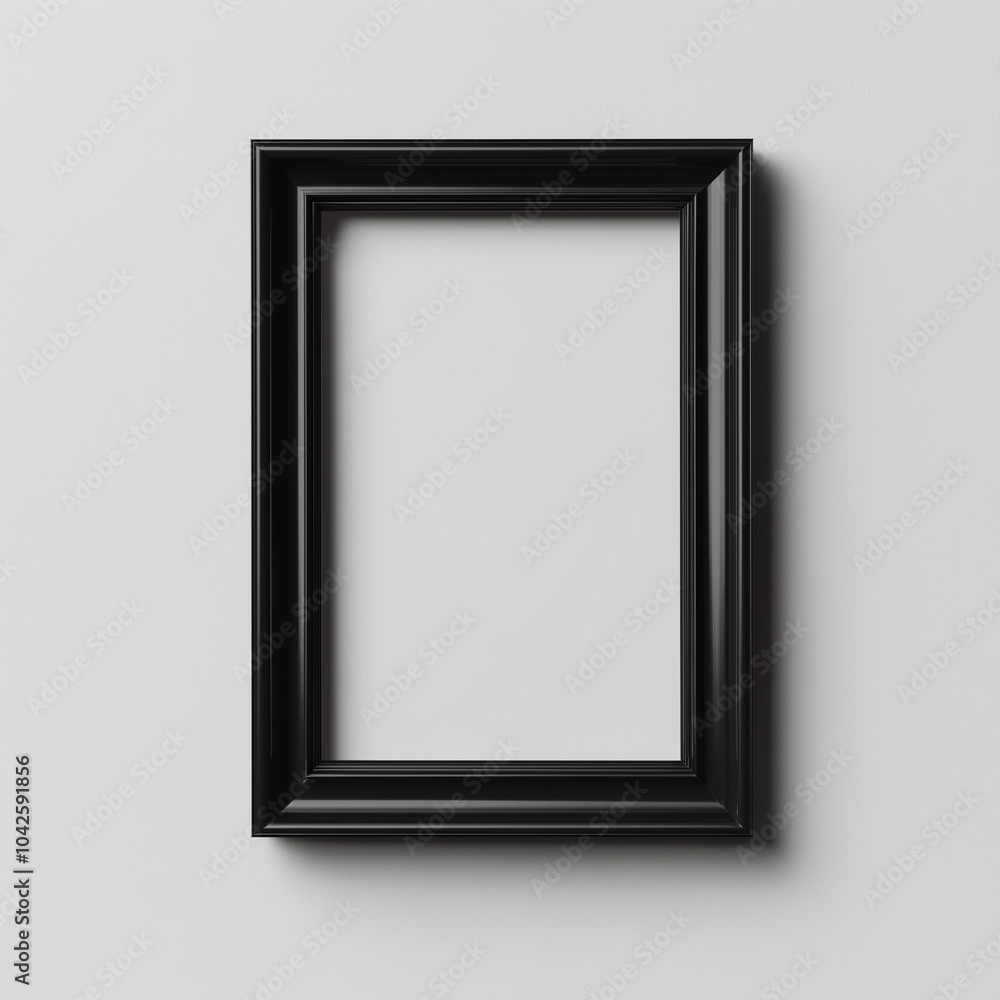 Minimalist Black Picture Frame with Symmetric Design for Modern Wall Decor Minimalist Black Picture Frame with Symmetric Design for Modern Wall Decor