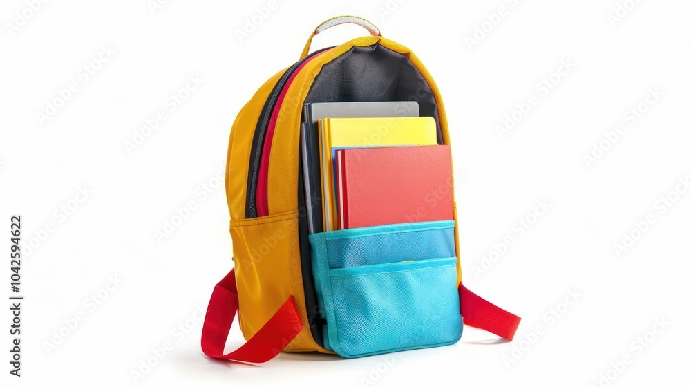 Backpack Filled with Books Backpack Filled with Books