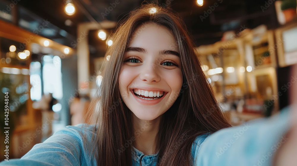 young woman doing IRL live streaming
young woman doing IRL live streaming