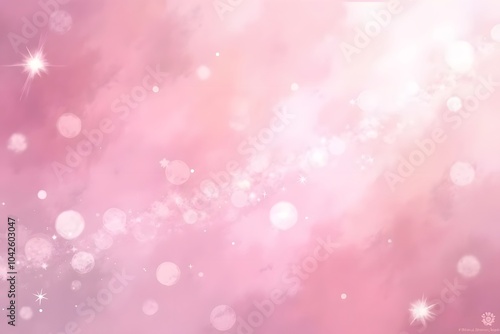 Attractive abstract background with pink bokeh lights creating an enchanting atmosphere, perfect for display