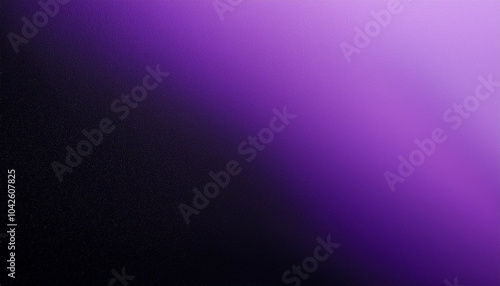 captivating abstract background showcasing a smooth blend of black and purple gradients, accented by a subtle grain texture, symbolizing depth, mystery, and creativity