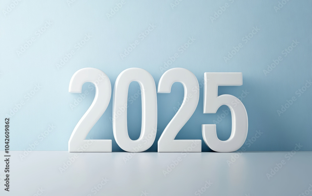 Business background of 2025 New Year theme Business background of 2025 New Year theme