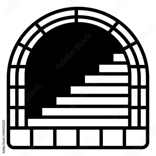 Good things icon, black and white