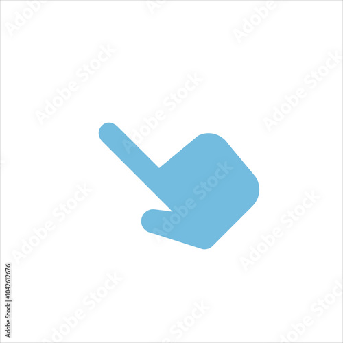 Finger cursor screen icon vector logo art illustration-01.eps