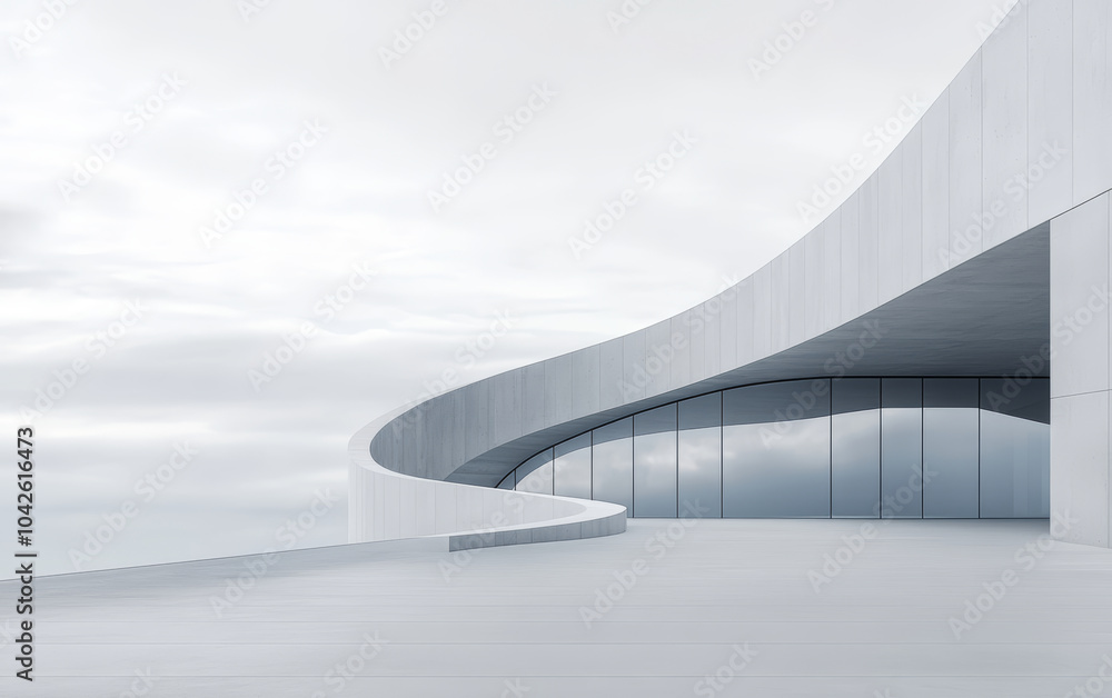 Minimalist modern architecture and spatial structure
Minimalist modern architecture and spatial structure