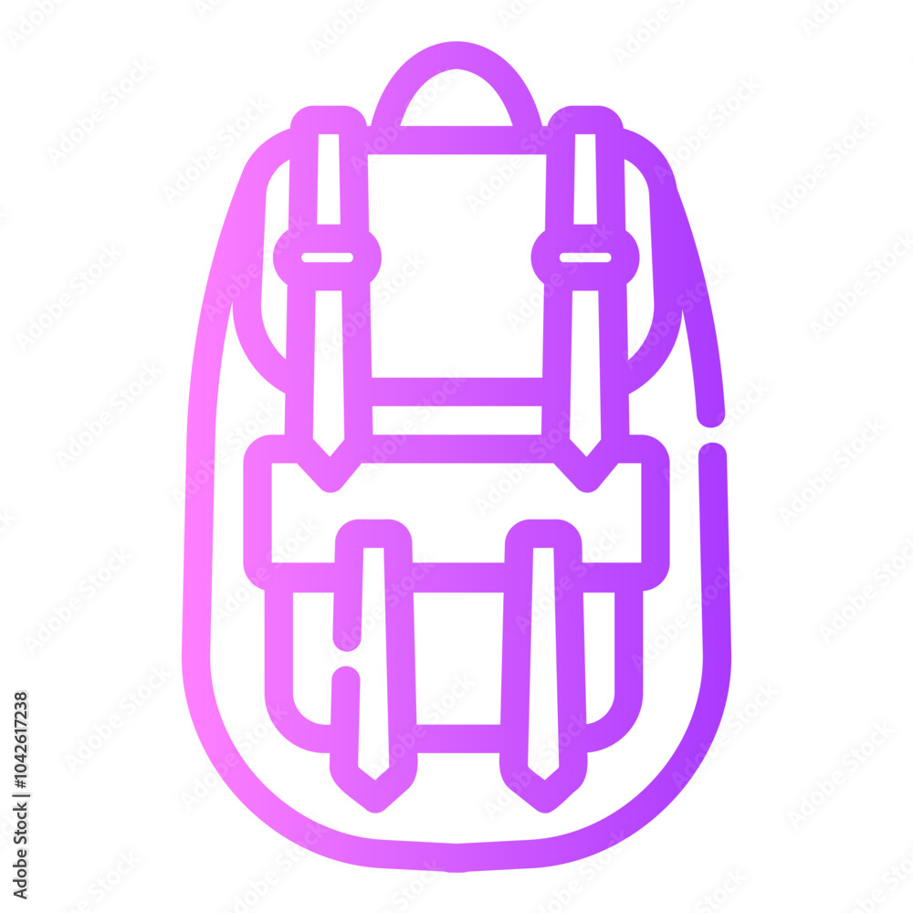 backpack Gradient icon backpack Gradient icon