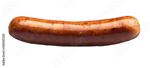 High-Quality PNG Fried grilled sausage on a transparent background. isolated object. Element for design– High Resolution