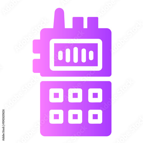 walkie talkies Gradient icon