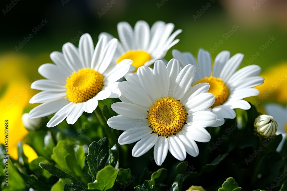 Obraz premium Springtime in southeastern Polandâ€™s countryside, with blossoming wildflowers and clear blue skies over the rolling meadows