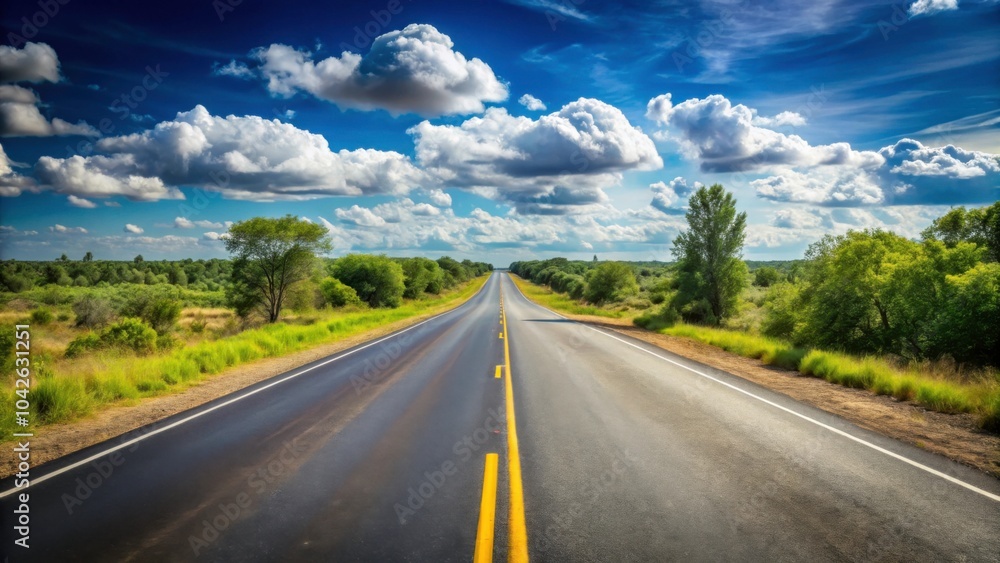 A photo of an empty road with no signage , empty, road, landscape, minimalistic, quiet, serene, tranquil, no A photo of an empty road with no signage , empty, road, landscape, minimalistic, quiet, serene, tranquil, no