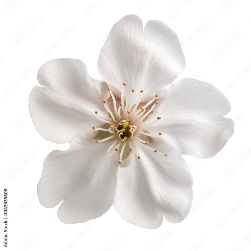 Cherry blossom Sakura flower isolated on white background Cherry blossom Sakura flower isolated on white background