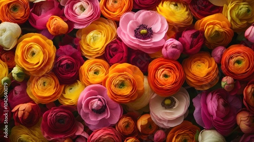 Vibrant Ranunculus Bouquet