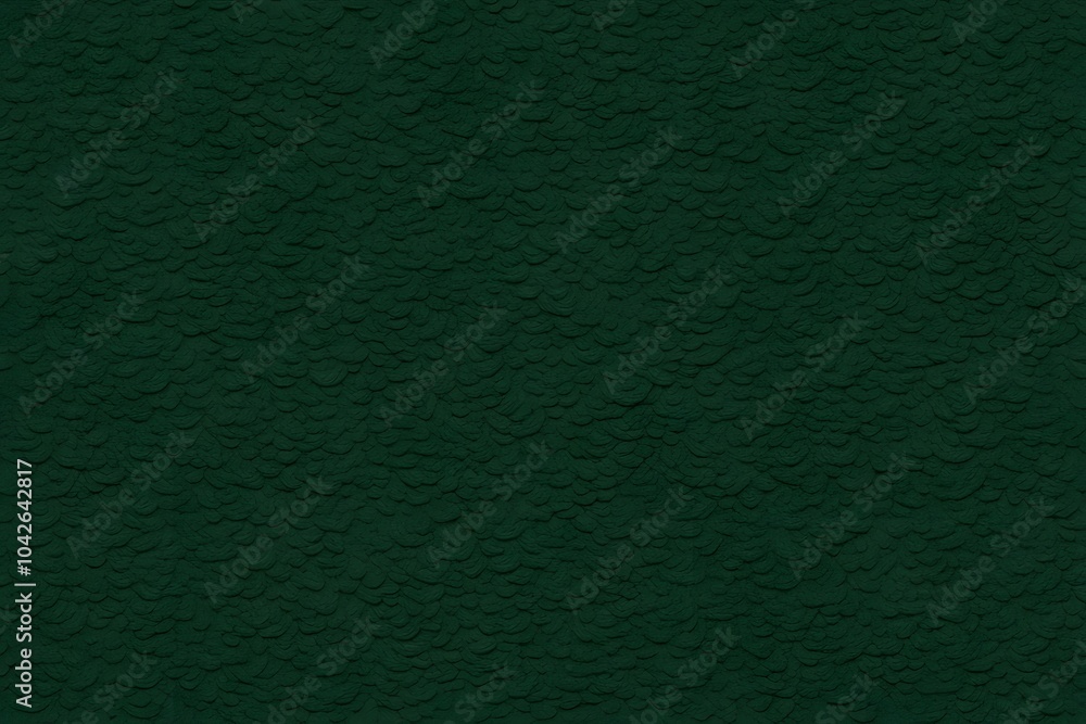 Fototapeta premium A seamless texture of wool felt in a dark forest green slightly mottled, Ai Generated