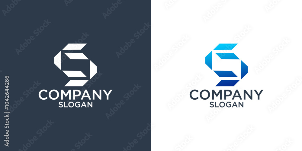 letter S abstract monogram logo design vector letter S abstract monogram logo design vector