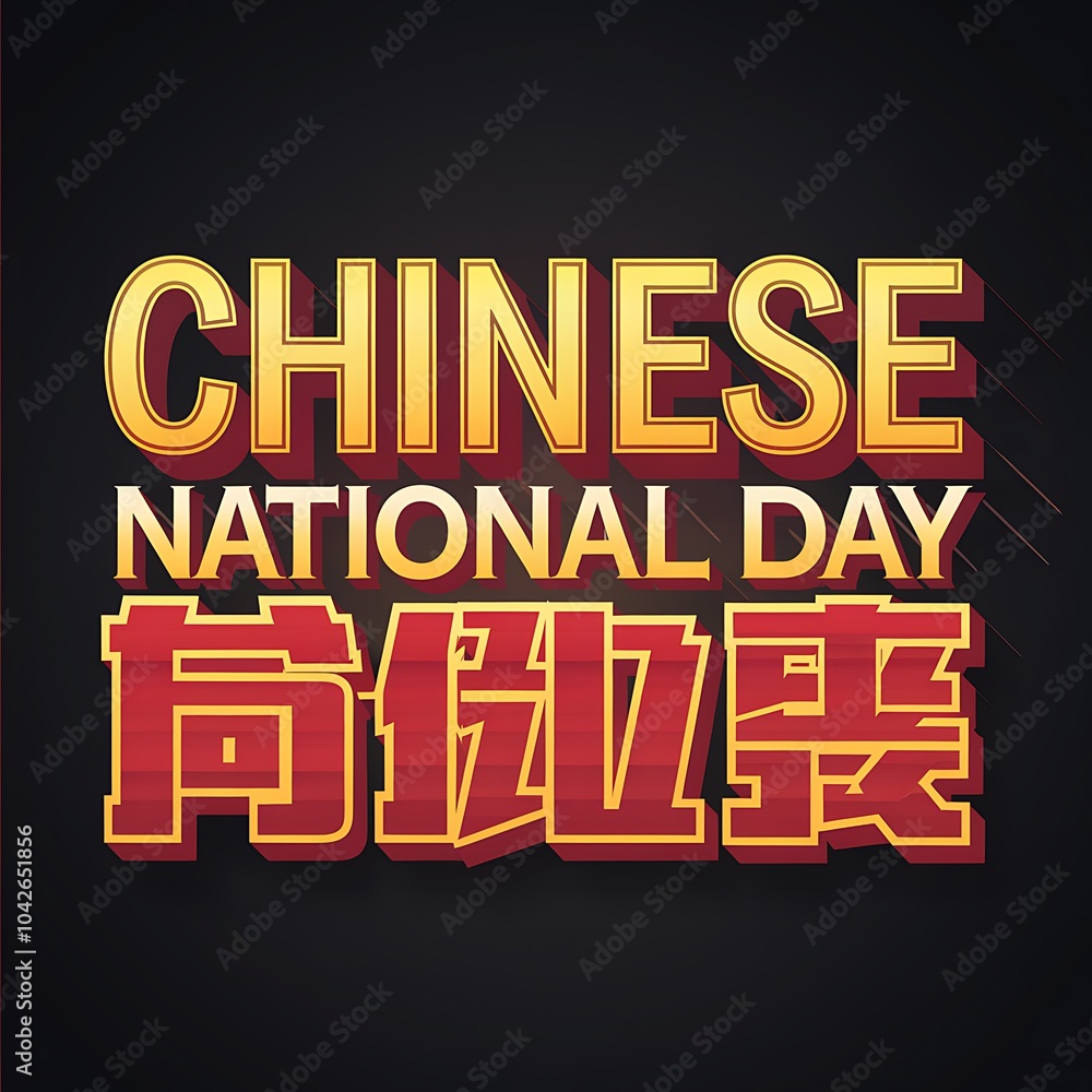 Chinese National Day Celebration with Traditional Characters Chinese National Day Celebration with Traditional Characters