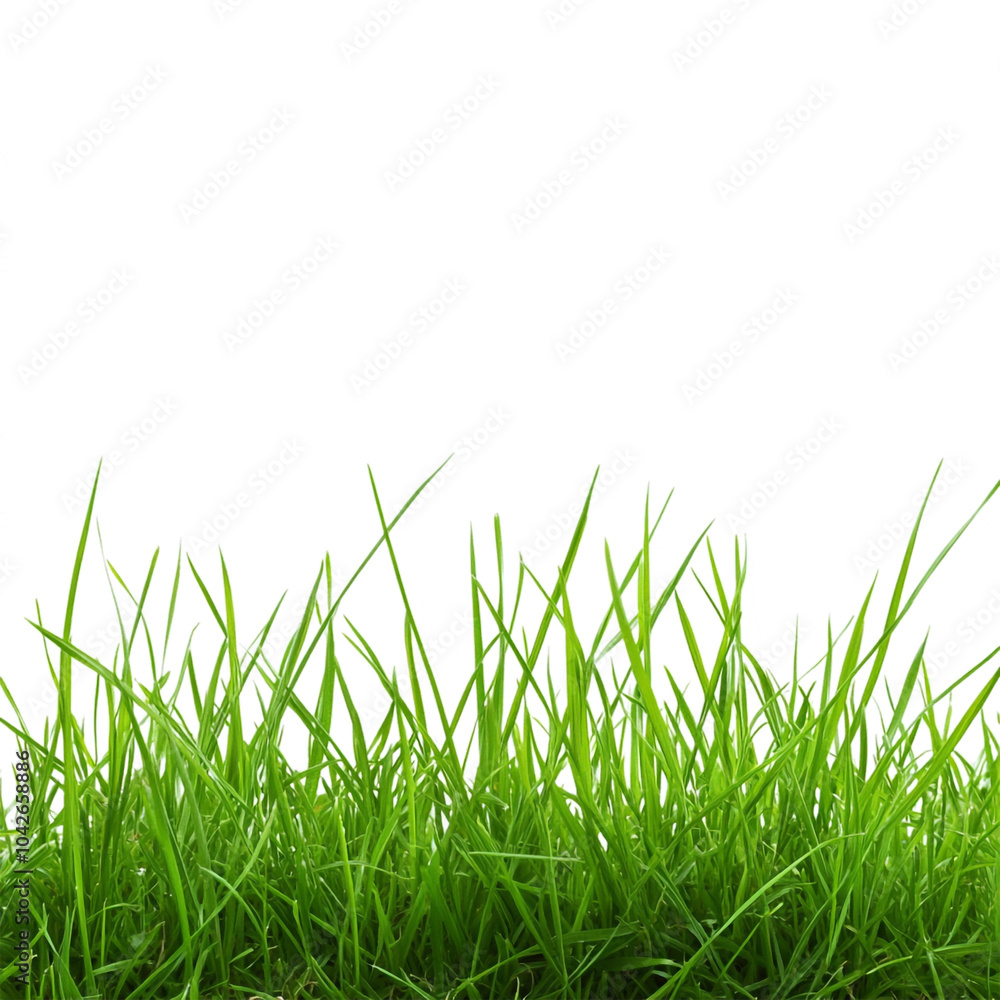 Fototapeta premium Grass Isolated on Transparent Background