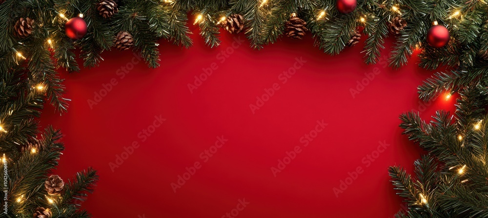 Festive Holiday Card with Space for Text Festive Holiday Card with Space for Text