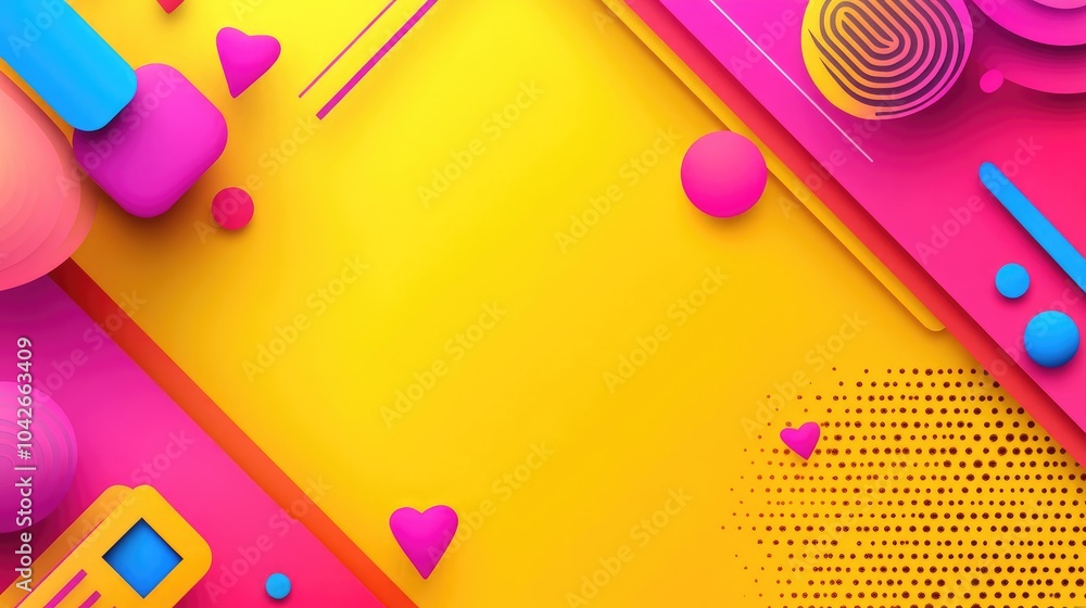 Vibrant Abstract Background with Colorful Shapes Vibrant Abstract Background with Colorful Shapes