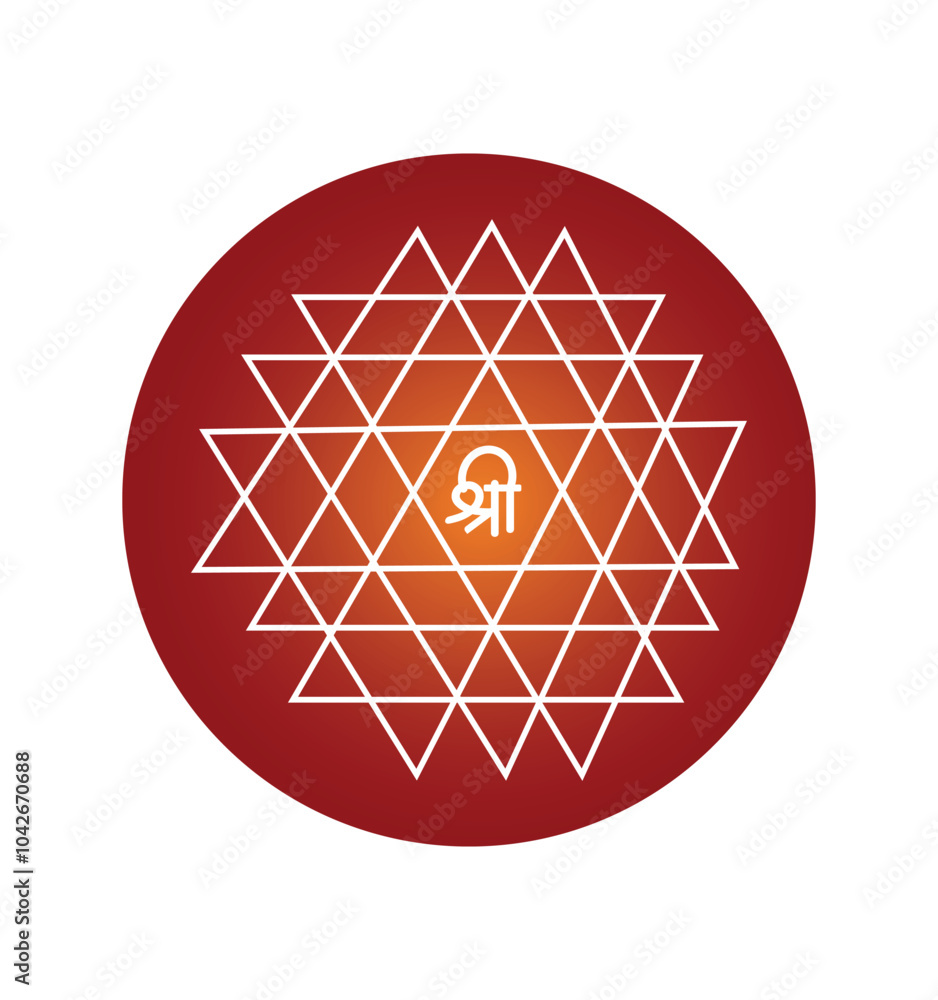 Shri chakra graphic design for Sanatan Dharma Shri chakra graphic design for Sanatan Dharma
