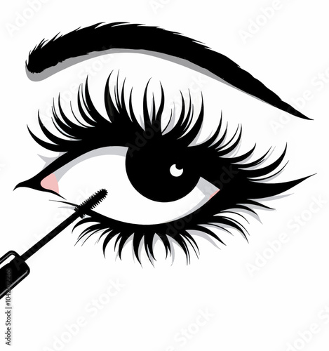 Eye With Mascara 
