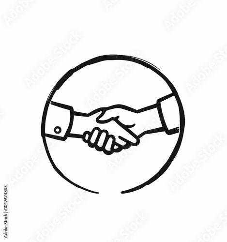 Hand Shake in Circle  
