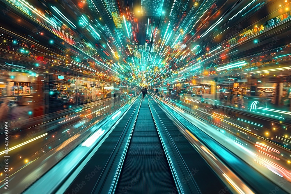 Abstract high speed motion Abstract high speed motion