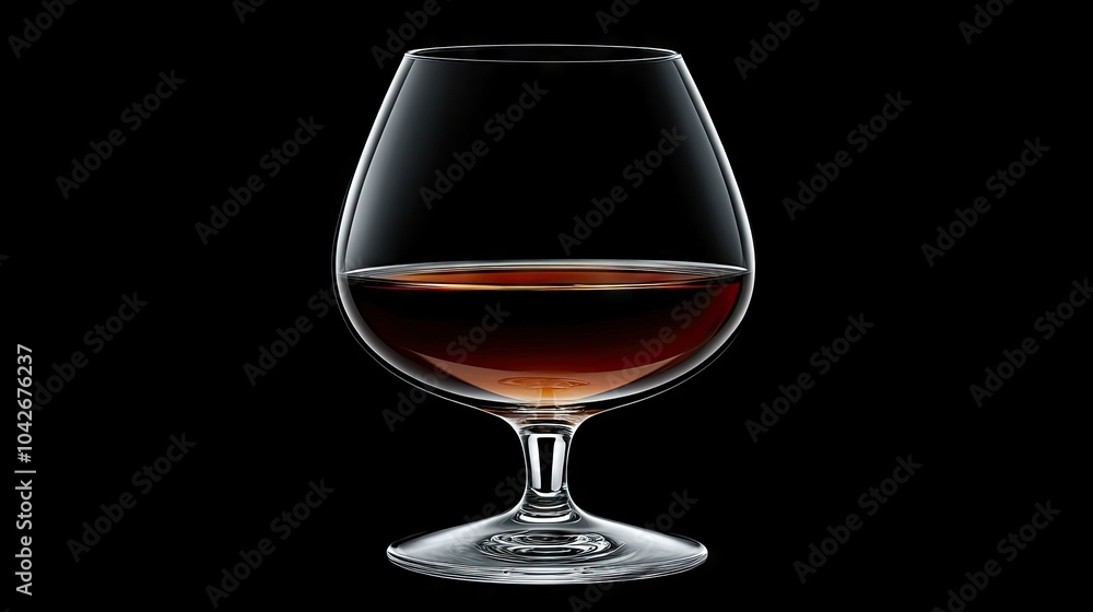 Elegant Brandy Pouring into Crystal Glass Elegant Brandy Pouring into Crystal Glass