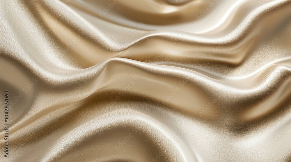 Fototapeta premium Soft Golden Gradient Fabric Background