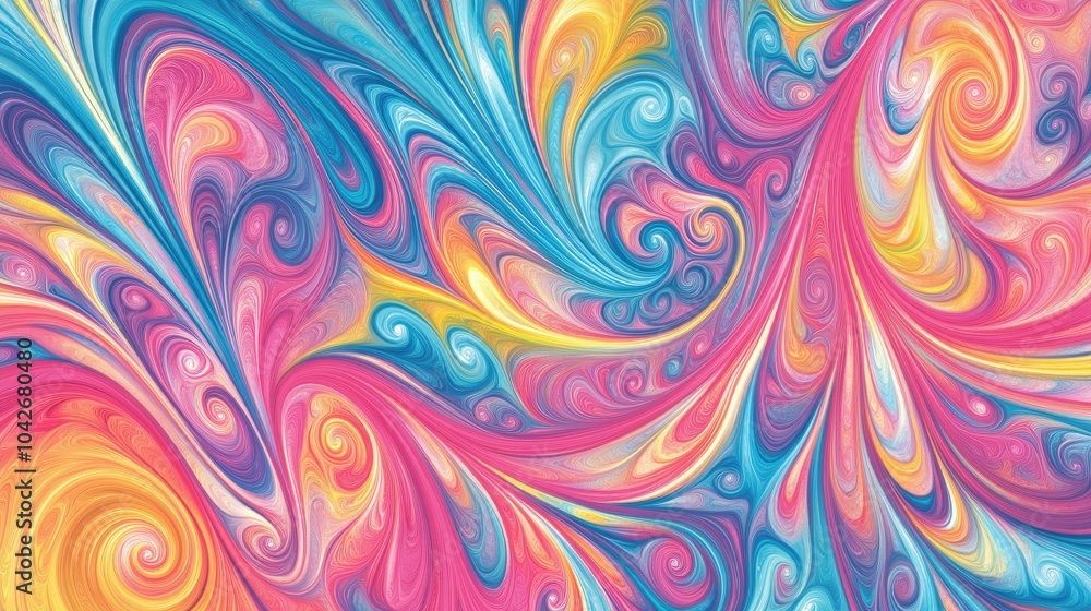 Fototapeta premium Vibrant Abstract Colorful Background Design