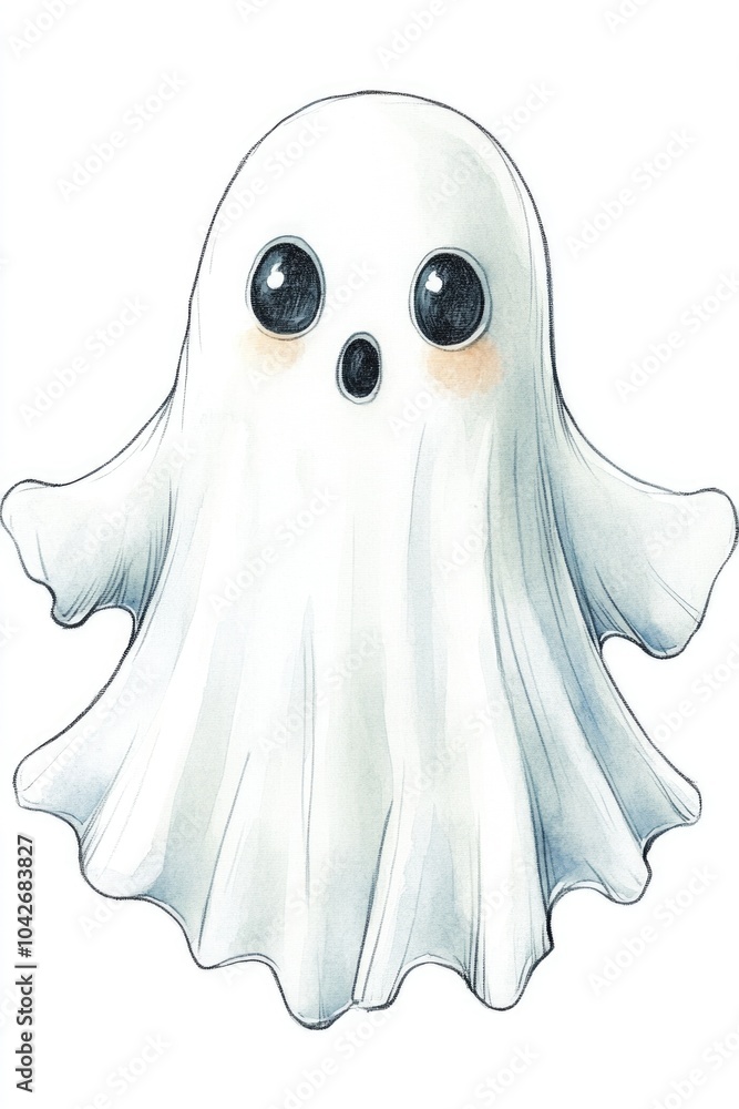 Ghost with big eyes Ghost with big eyes