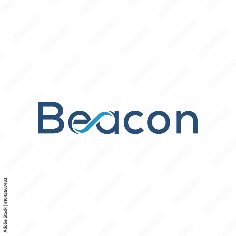 Typography Text Beacon Logo Design Inspiration. Typography Text Beacon Logo Design Inspiration.
