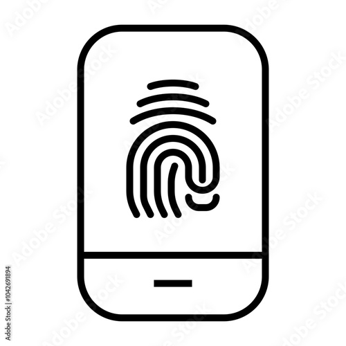 finger print in mobile phone