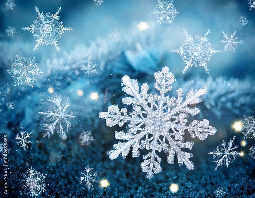 snowflake winter season snowflake winter season
