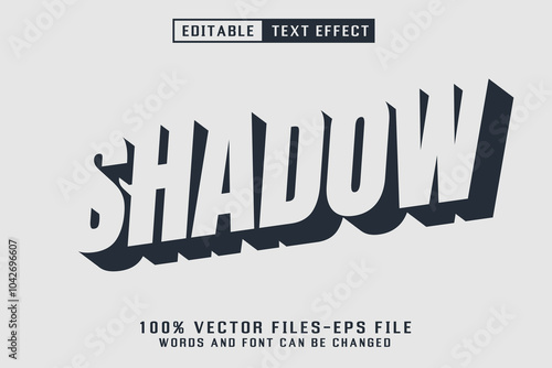 Shadow Editable Text Effect