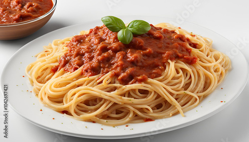 spaghetti with tomato sauce