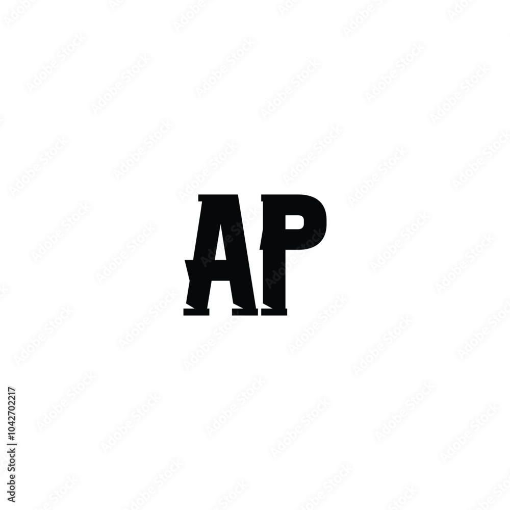 AP monogram logo design letter text name symbol monochrome logotype alphabet character simple logo AP monogram logo design letter text name symbol monochrome logotype alphabet character simple logo