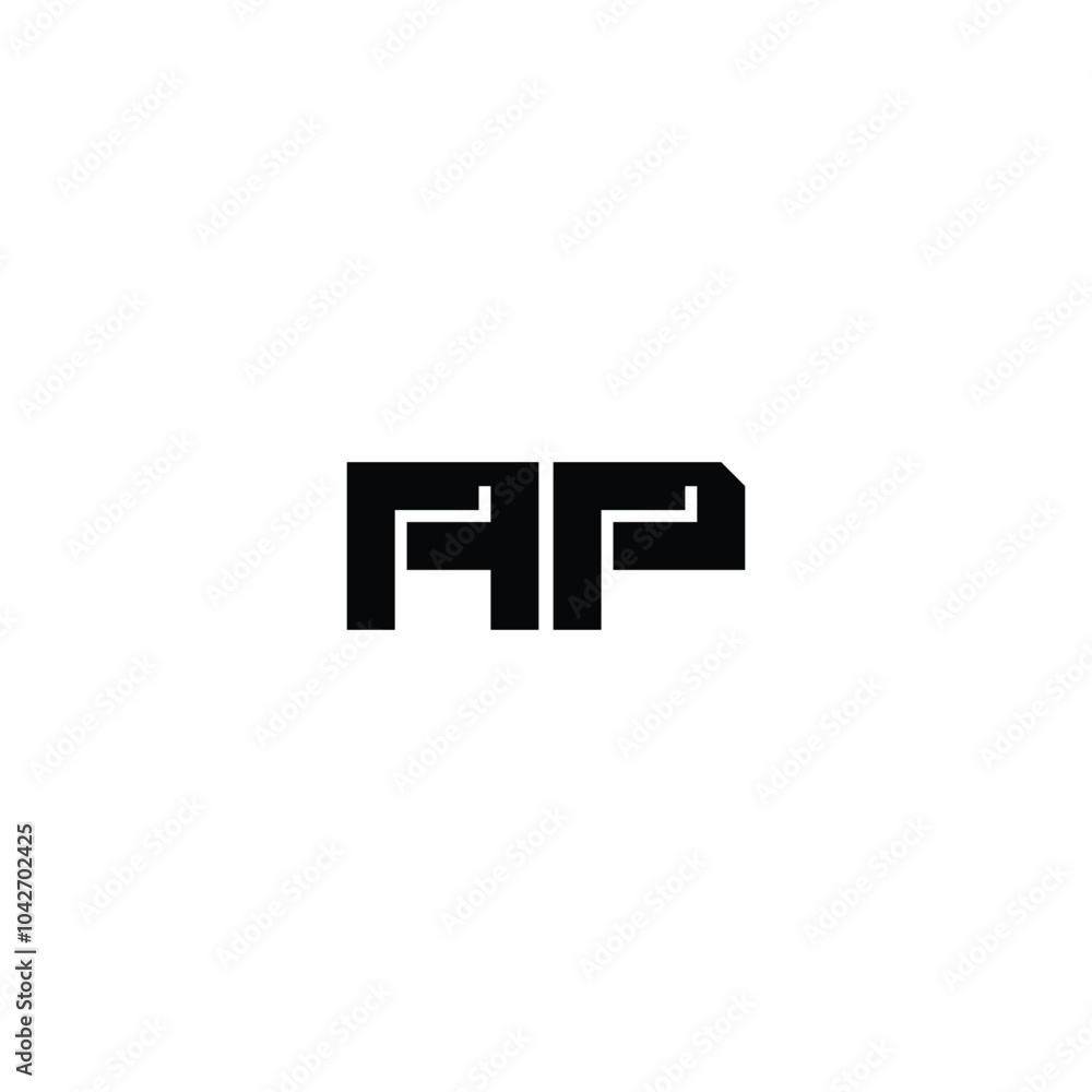 AP monogram logo design letter text name symbol monochrome logotype alphabet character simple logo AP monogram logo design letter text name symbol monochrome logotype alphabet character simple logo