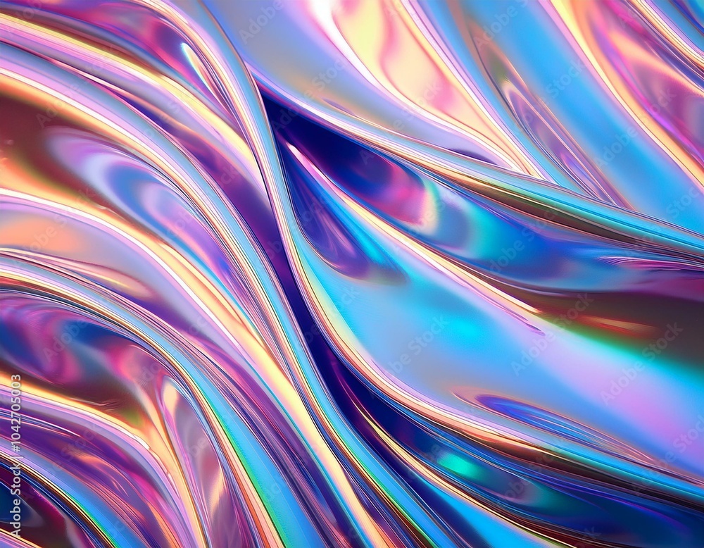 Iridescent Holographic Background Iridescent Holographic Background