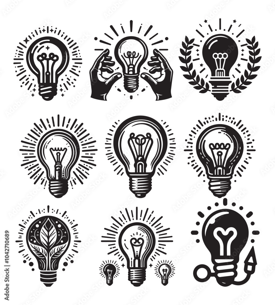 light bulb silhouette vector light bulb silhouette vector