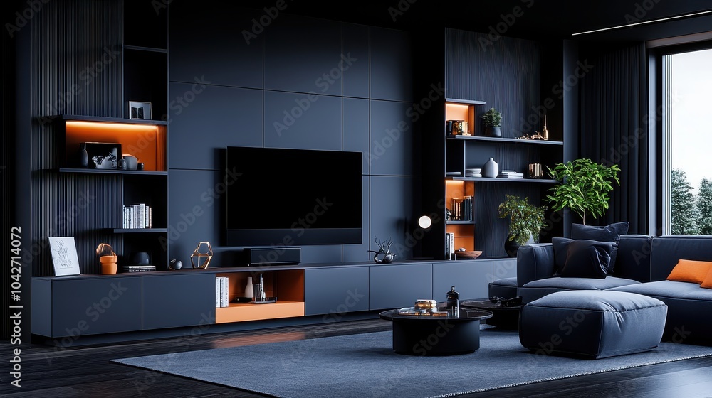 Sleek Modern Living Room Design Featuring a TV Cabinet and Contemporary Accents for a Stylish Home Vibe Sleek Modern Living Room Design Featuring a TV Cabinet and Contemporary Accents for a Stylish Home Vibe