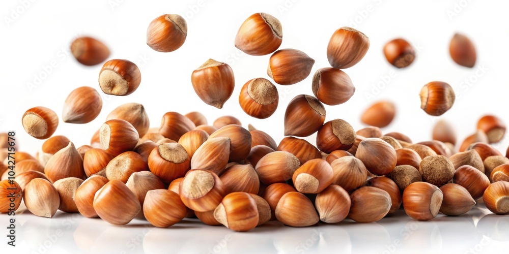 Falling hazelnuts isolated, hazelnuts, fall, isolated, food, nuts, brown, autumn, natural, organic, harvest, season, fresh Falling hazelnuts isolated, hazelnuts, fall, isolated, food, nuts, brown, autumn, natural, organic, harvest, season, fresh