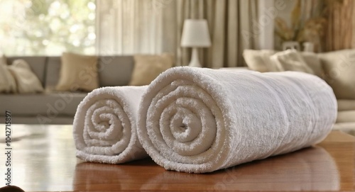 stack of towels