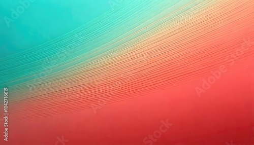 Peach, Mint, Coral, and Aqua gradient abstract background.