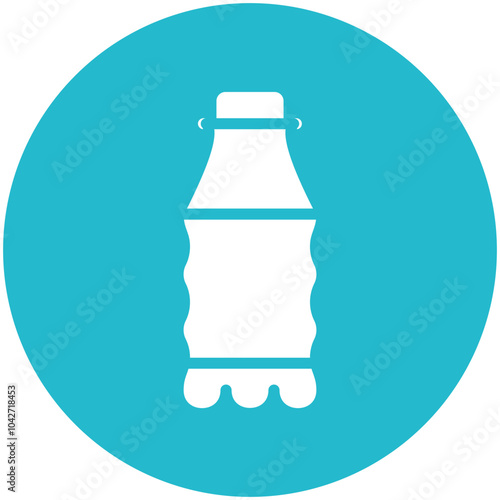 Water Bottle vector icon illustration of Lifestyles iconset.