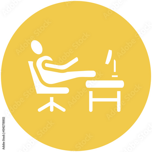 Lazy vector icon illustration of Lifestyles iconset.