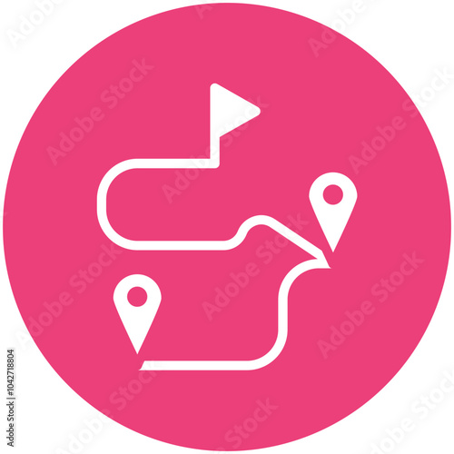 Journey vector icon illustration of Lifestyles iconset.